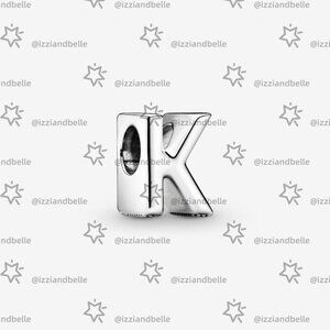 Pandora Letter K Alphabet Charm